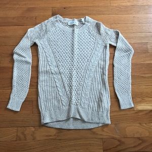 Pink Rose Cable Knit Sweater